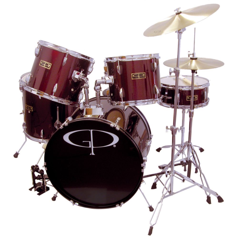 GP Percussion 5-Piece Complete Drum Set with Accs at Sears.com