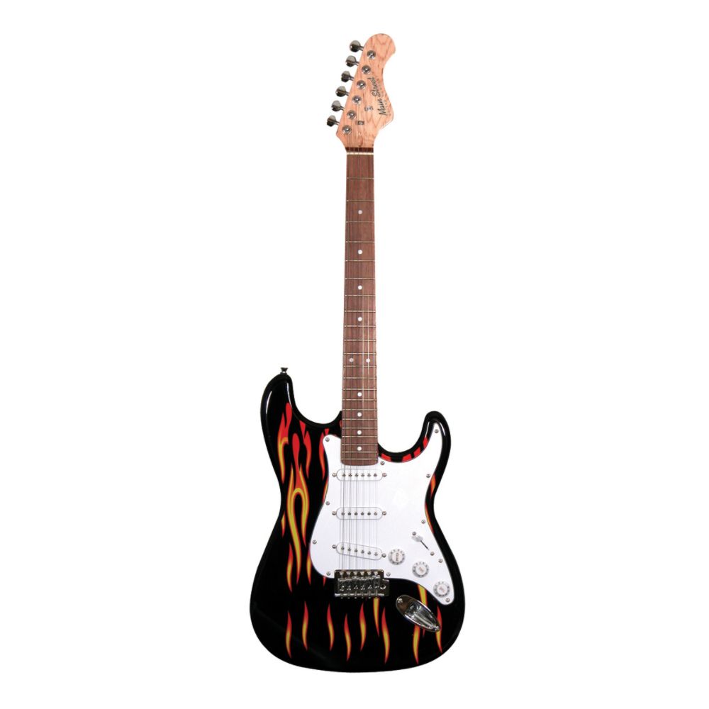 Main Street Guitars Electric Guitar with Flames design at Sears.com