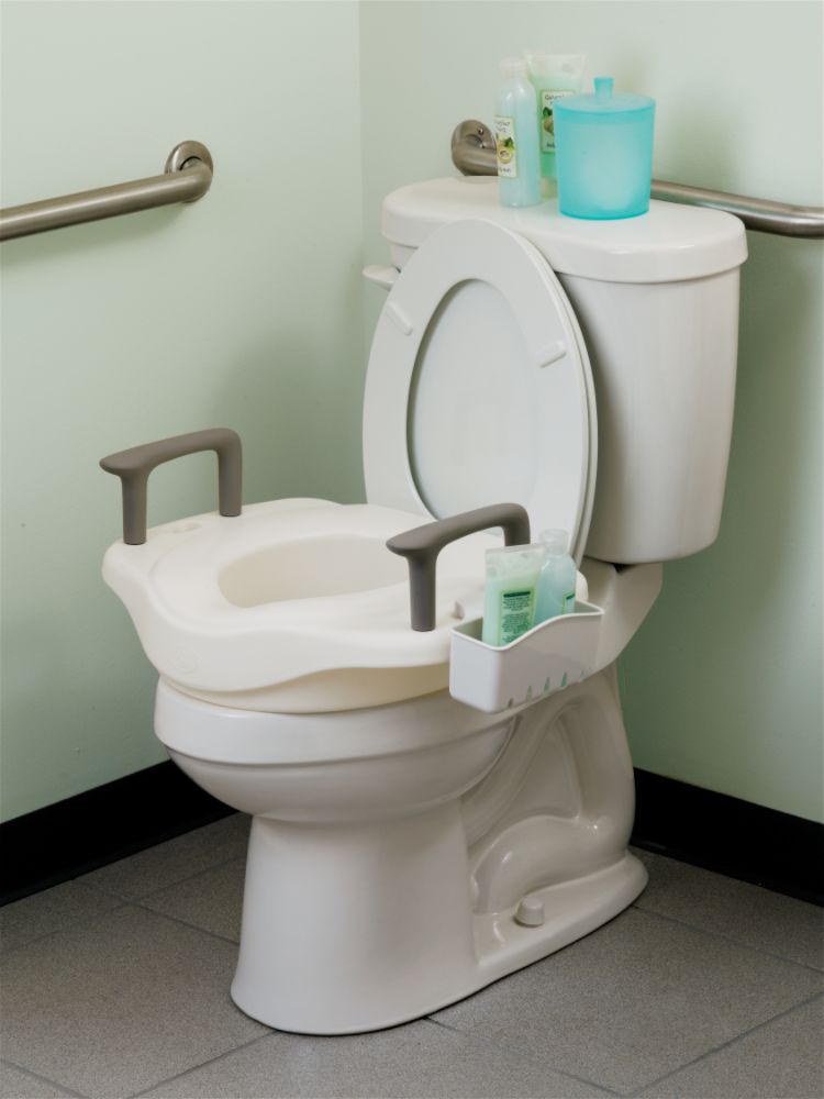 Locking Elevated Toilet Seat