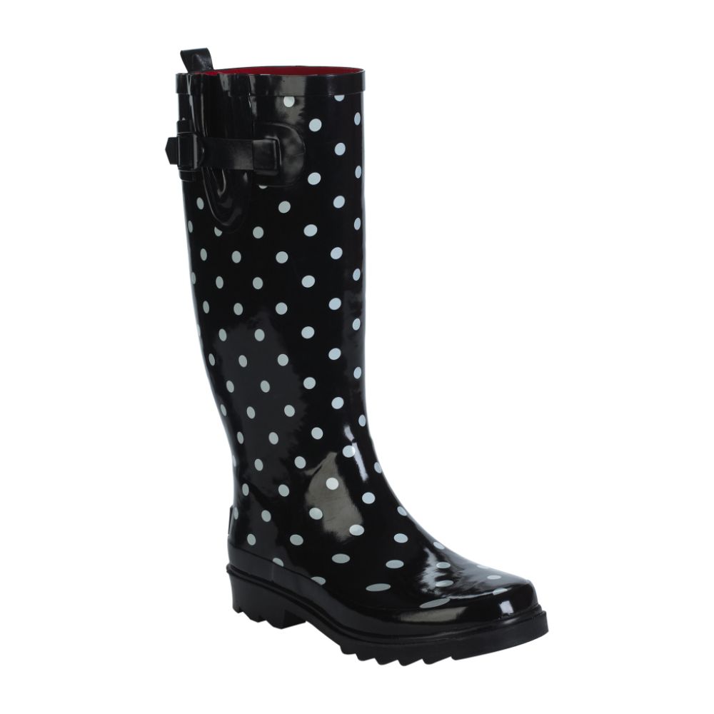 Intrigue Women's Rain Boot Puddle - Polka Dots at Sears.com