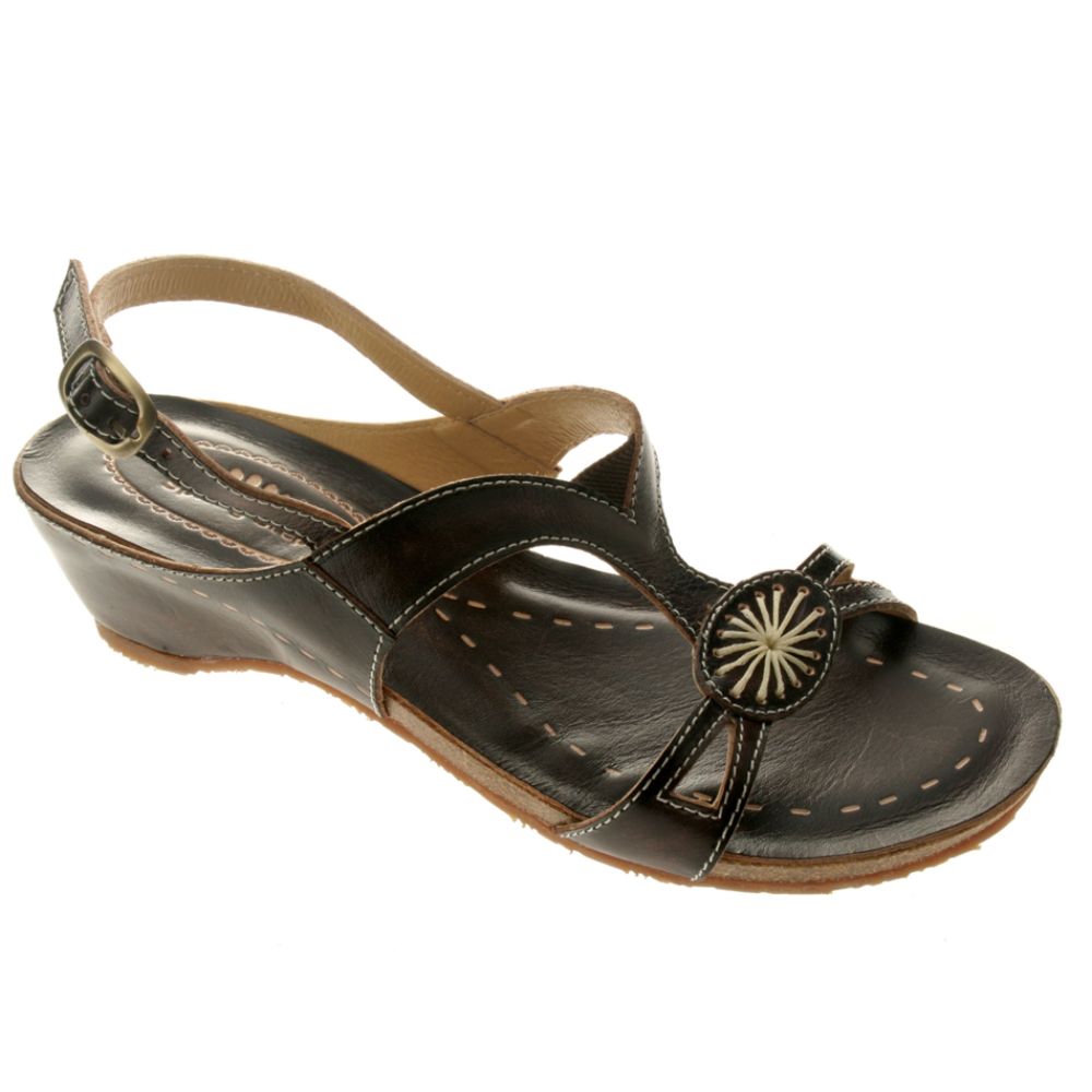 Spring Step Womens Rosemary-Br Slingback-Brown