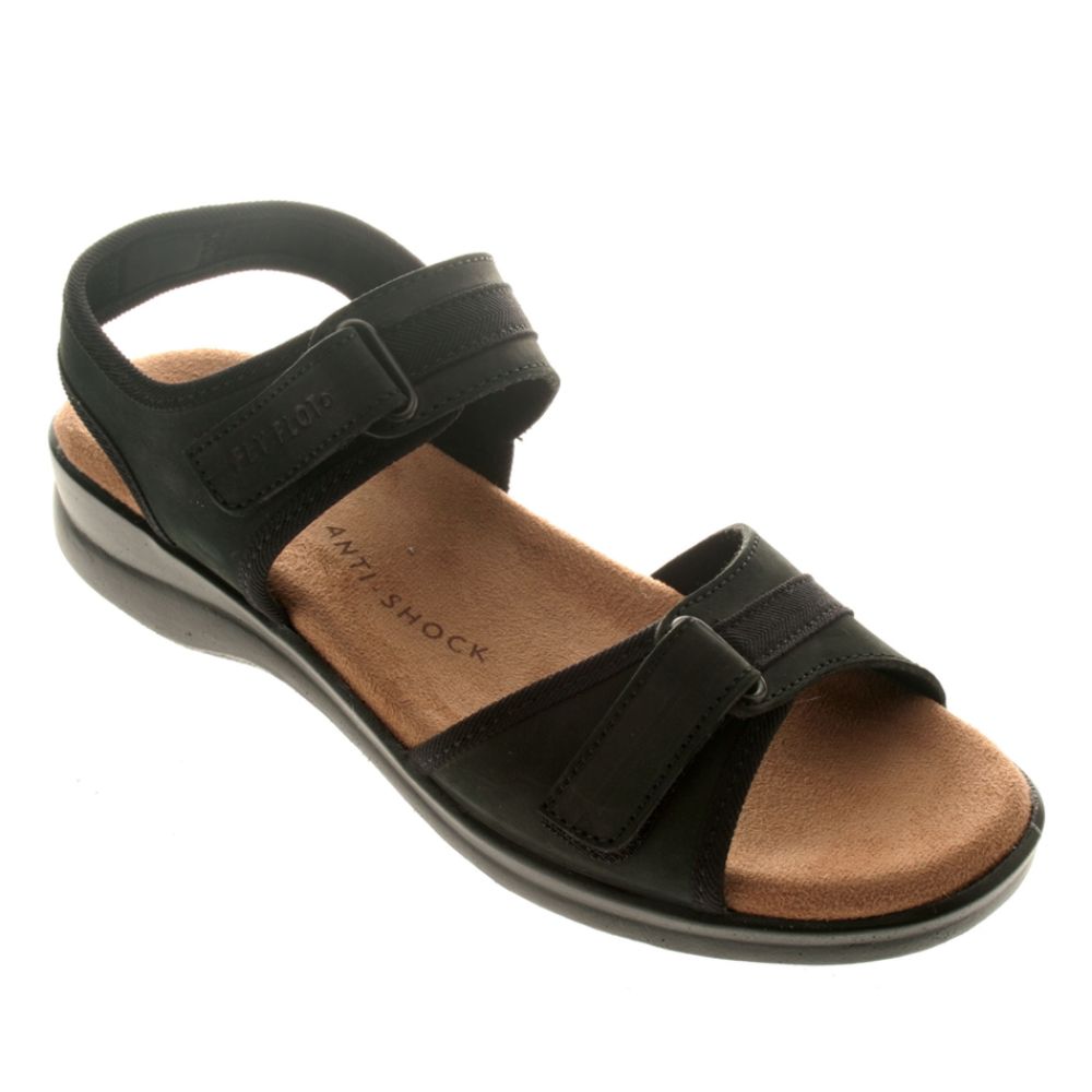 Fly Flot Womens Devona-B Slingback-Black
