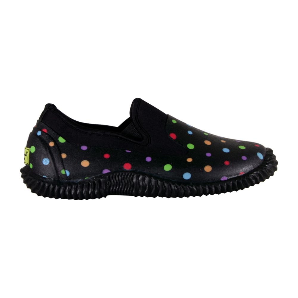 Western Chief Womens Neoprene Ditsy Dots  Black