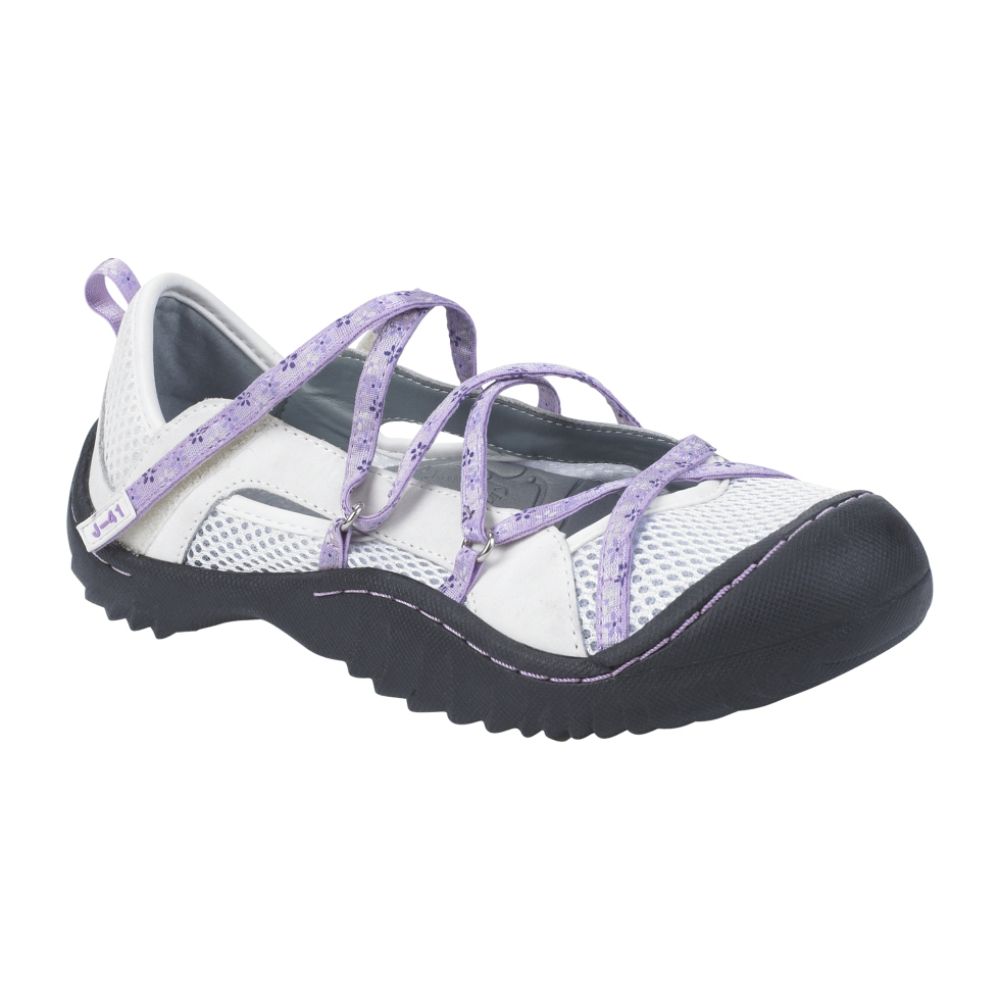J-41 Women's Genesis Flowers - White