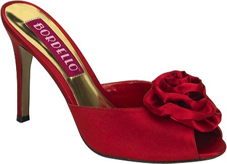 Bordello Women s Rosa 01 - Red Satin