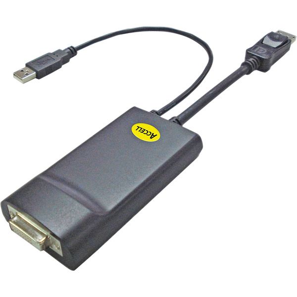 Accell UltraAV DisplayPort/DVID Adapter  B087B002B