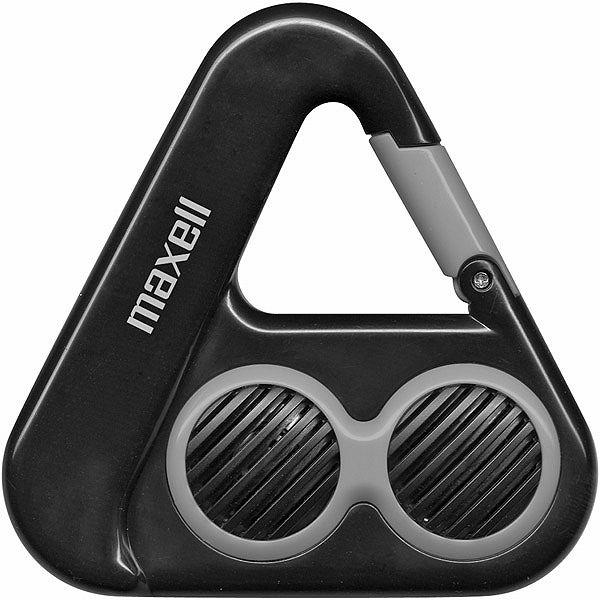 Maxell Carabiner-Style Mini Speaker System For iPod /MP3 Players