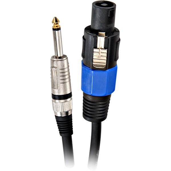 Pyle - 15foot Speakon Speaker Connector To 1/4inch Speaker Cable