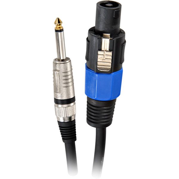 Pyle 30foot Speakon Speaker Connector To 1/4inch Speaker Cable