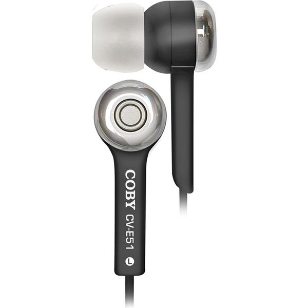 Coby Black jammerz Isolation Stereo Earphones
