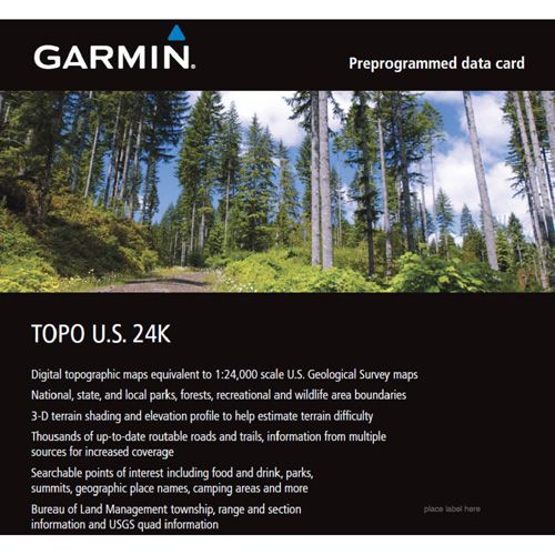 Garmin Canada Inland Lakes, Saskatchewan MicroSD Card with SD Card Adapter