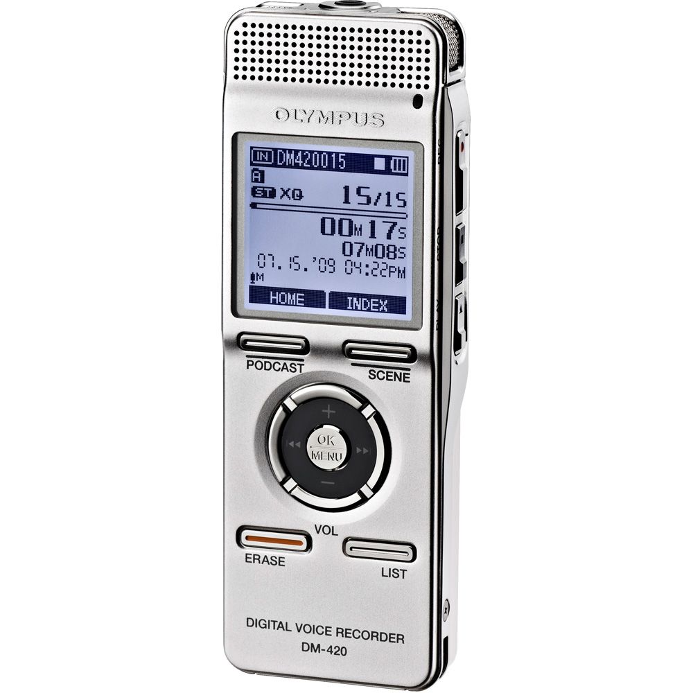 Olympus DM-420 2GB Digital Voice Recorder with Music Player