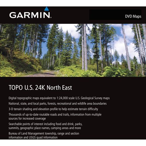 Garmin TOPO U.S. 24K Northeast DVD