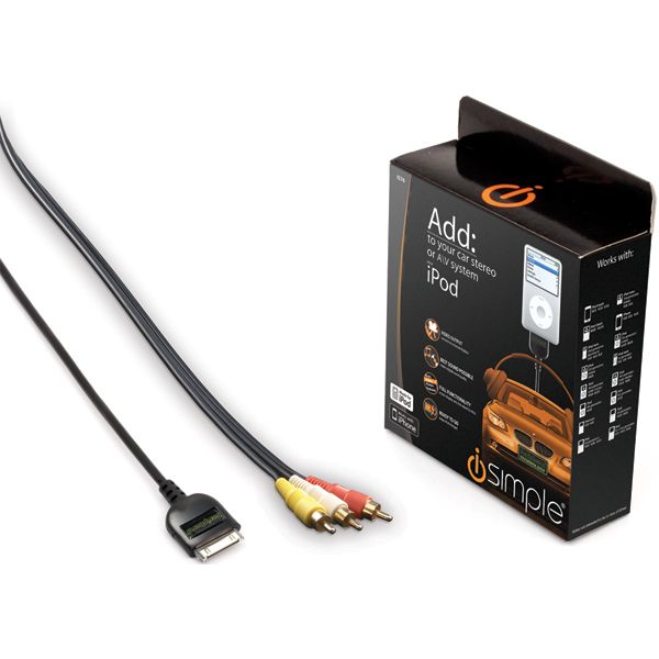 iSimple MediaWire iPod /iPhone Interface Cable