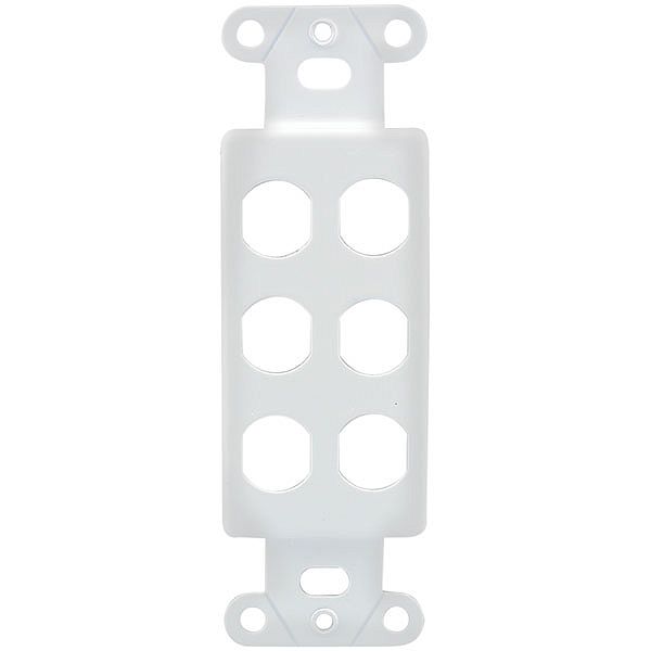 Oem Systems Decorator style 6 connector Plates white 018V001824553000P OEM Systems OEMIWM6P