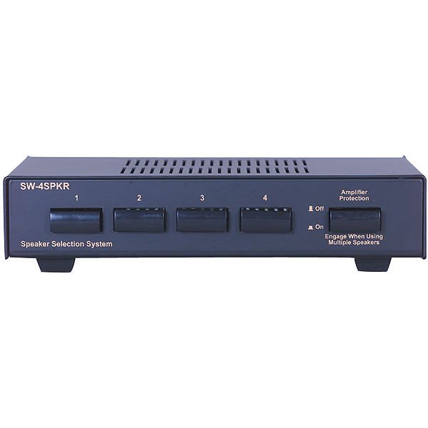 Oem Systems Impedance compensating Speaker Switcher 012V001825609000P OEM Systems OEMSW4SPKR
