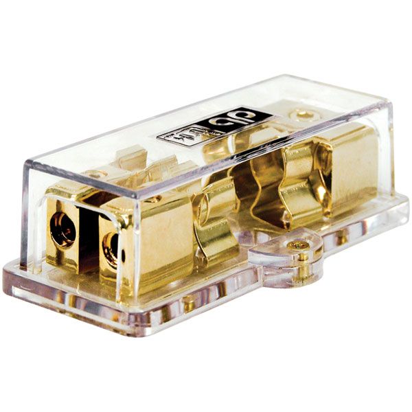 DB Link Mini ANL Fuse Block, 4-Gauge In & Two 8-Gauge Out