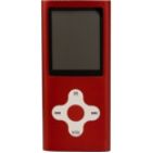 Eclipse 180 4GB 1.8 in. LCD Screen Media Player - Red
