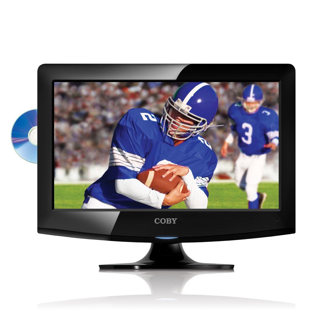 Coby 15.4" ATSC Digital TV/Monitor with DVD Player and HDMI Inputs ...