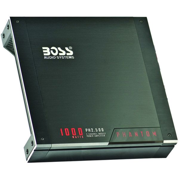 Boss Audio Phantom Series 2-Channel Amplifier with Remote Level Control - PH2.500