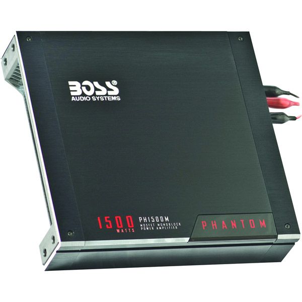 Boss Audio Phantom Series Monoblock Amplifier with Remote Level Control - PH1500M