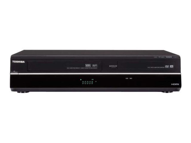 Toshiba DVR670 DVD/VHS Recorder with Built in Tuner/1080p Up Converting/ Multi Format Recording and Playback