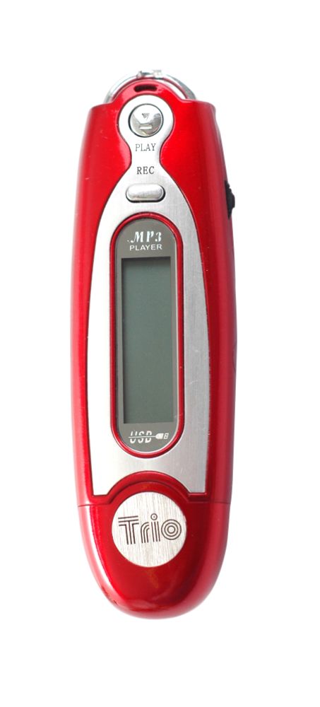 Mach Speed - 2GB MP3 Player, Trio - Red