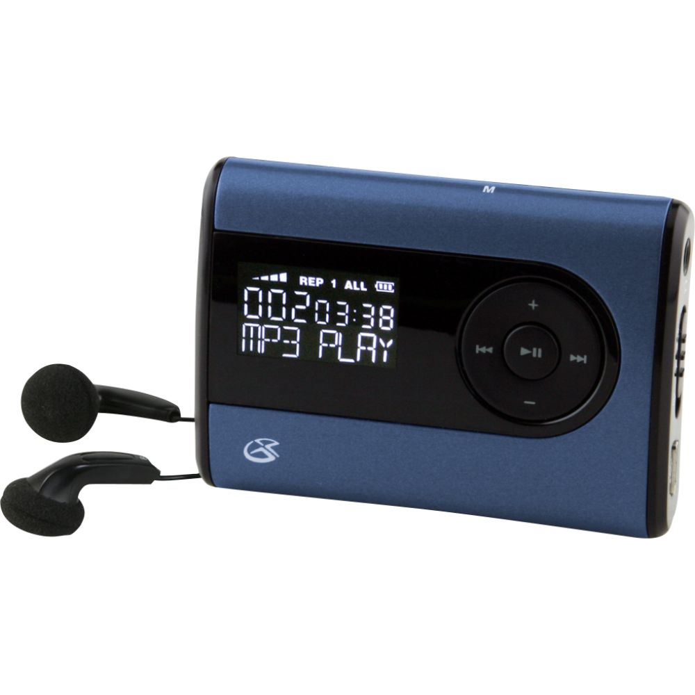 GPX - 2GB MP3/WMA Digital Audio Player w/ Expansion Slot - Blue Reviews