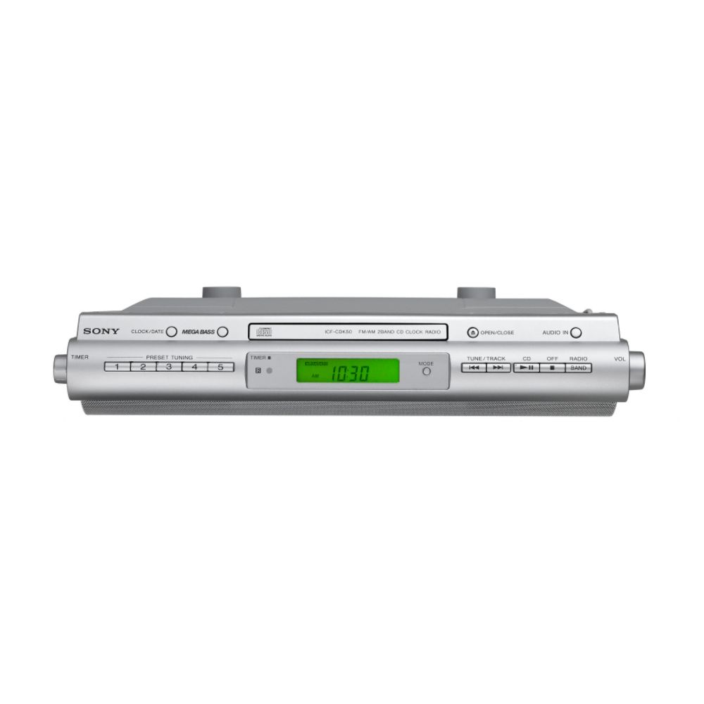 Sony Under Cabinet AM/FM CD Clock Radio