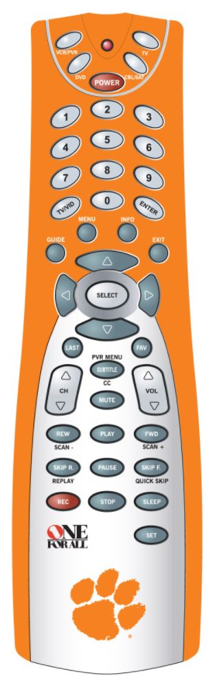 One For All Clemson Remote