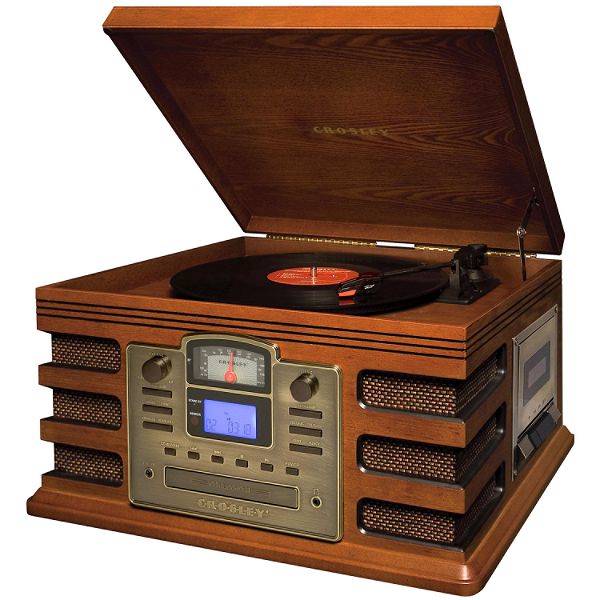 In the music industry, a Director has many roles in creating the perfect musical masterpiece. The Crosley Director CD Recorder allows you to be your own producer, or at least a preserver. Capturing your favorite songs from your private collection has neve