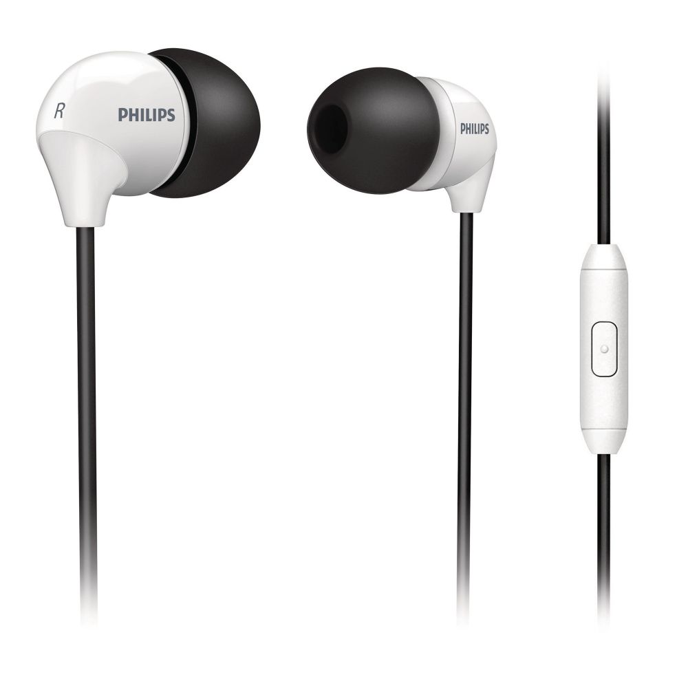 Philips In-Ear Mobile Phone Headset with Built-In Microphone - Black and White at Sears.com