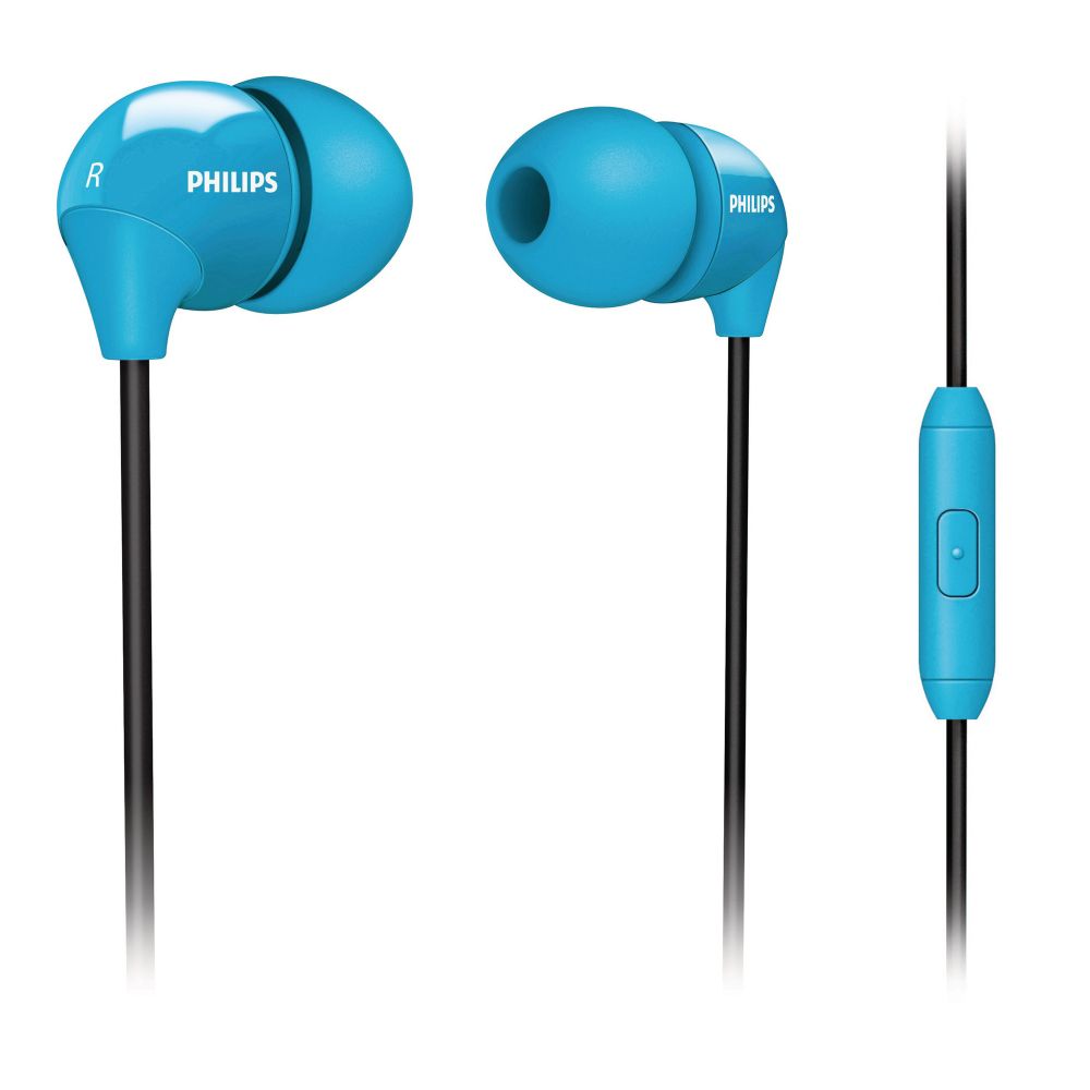 Philips In-Ear Mobile Phone Headset with Built-In Microphone - Blue