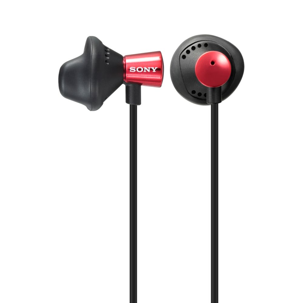 Sony Earbud Headphones - Red