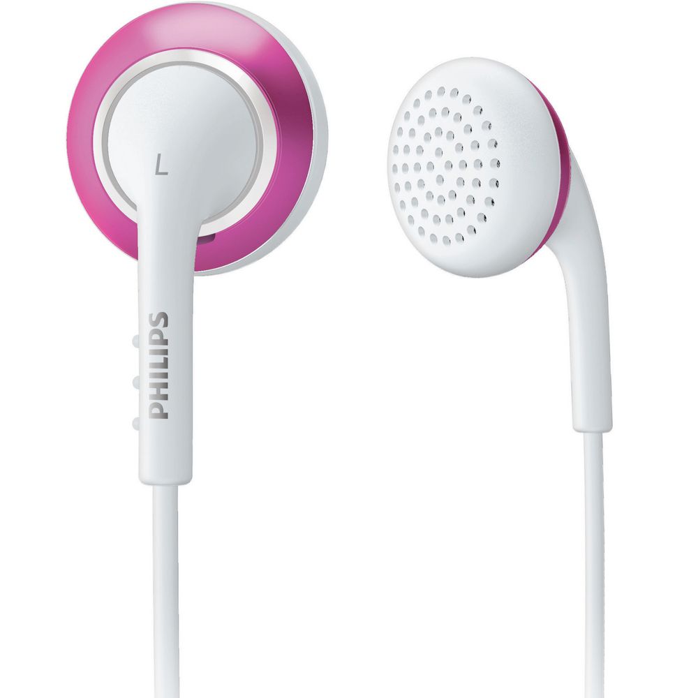 Earbud Headphones - Pink