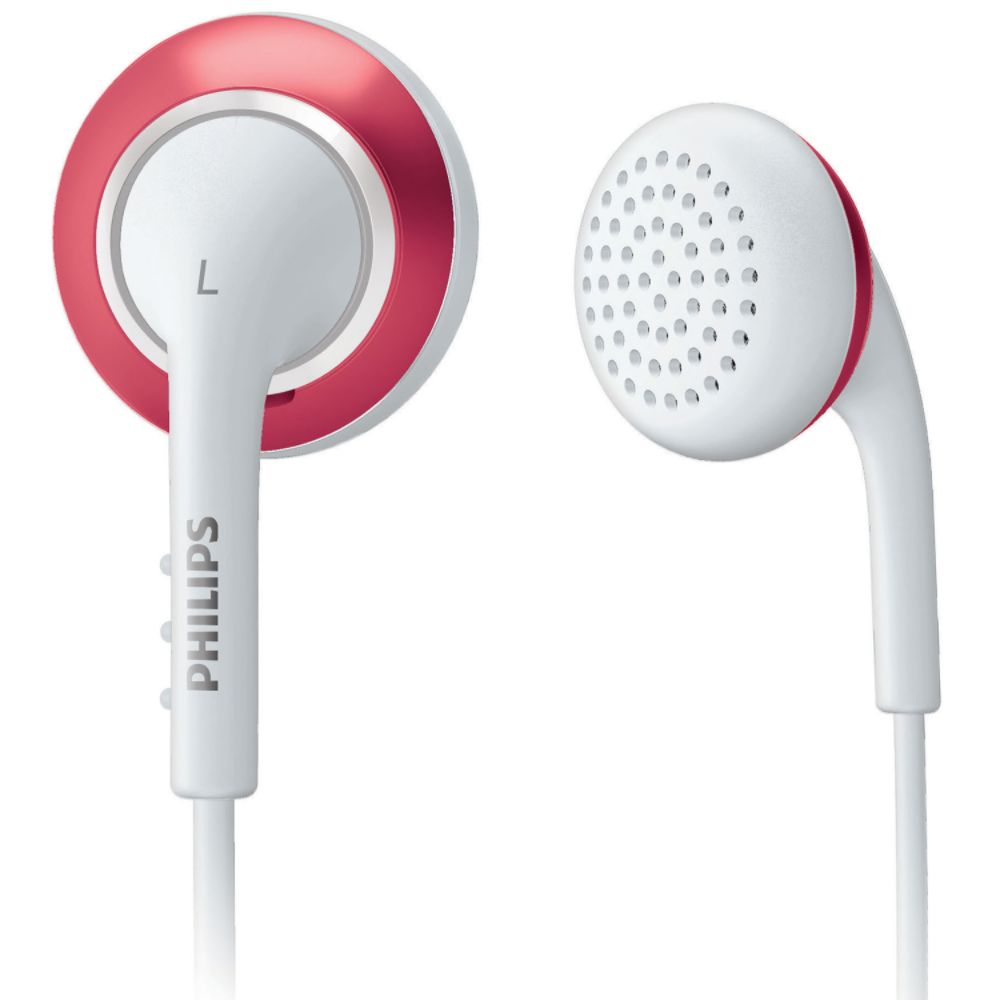 Philips Earbud Headphones - Red