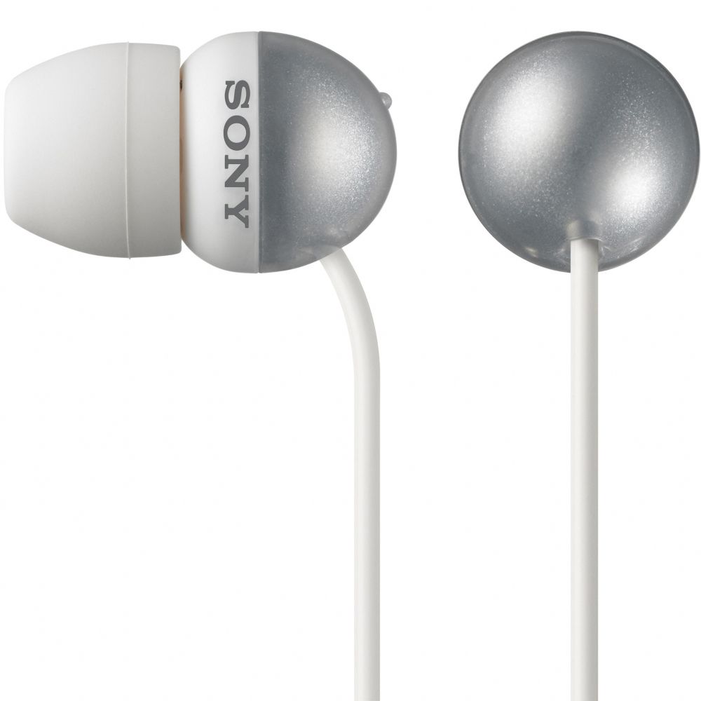 Sony EX Earbud Headphones - Silver