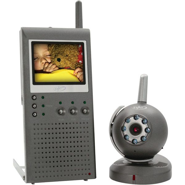 Wireless Handheld Color Video Baby Monitor With 2.5" LCD And IR Camera