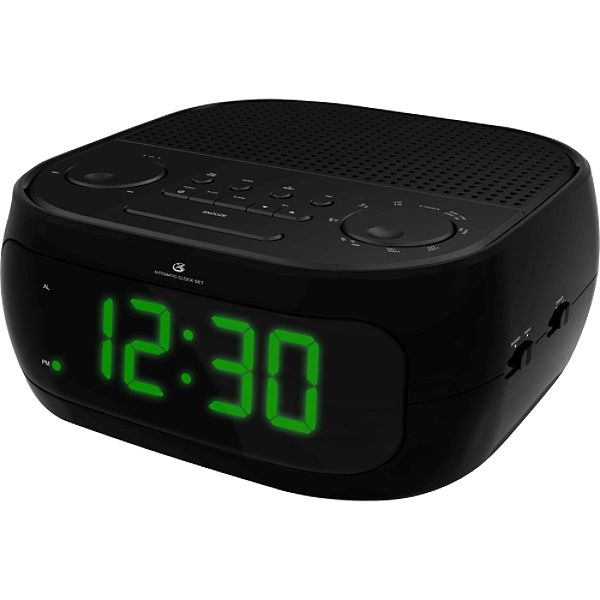 GPX Clock Radio with Intelli Set