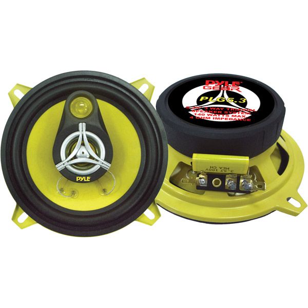 Pyle 5.25" Gear X Series 3-Way Speakers - 140W Max