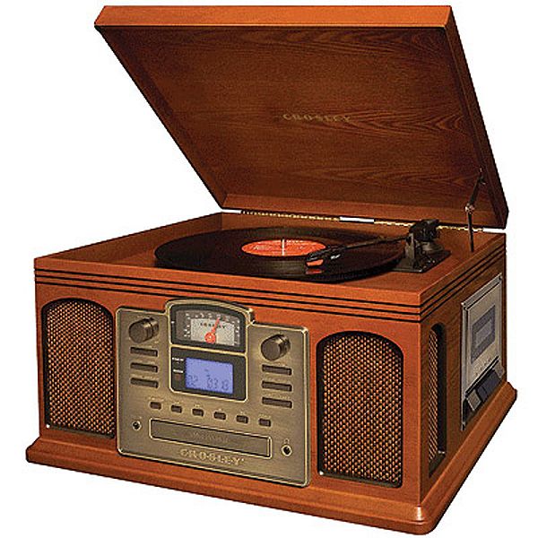 In the music industry a Director has many roles in creating the perfect musical masterpiece. The Crosley Director CD Recorder allows you to be your own producer, or at least a preserver. Capturing your favorite songs from your private collection has never