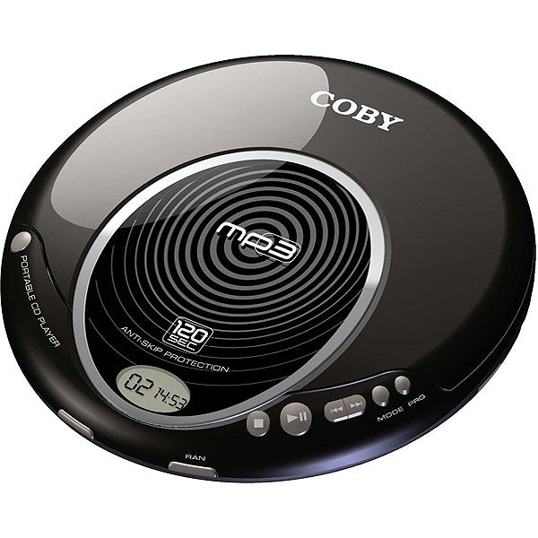 Coby Personal MP3/CD Player With 120/45-Second ASP