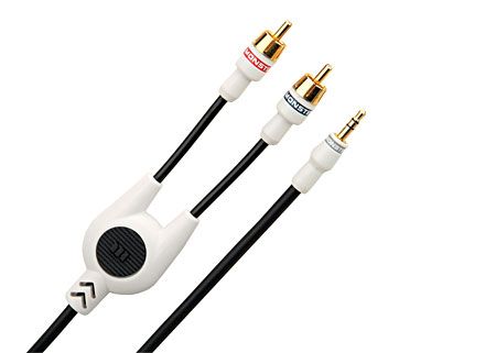 Monster Cable MusicConnect Portable Audio Player to Stereo Cable