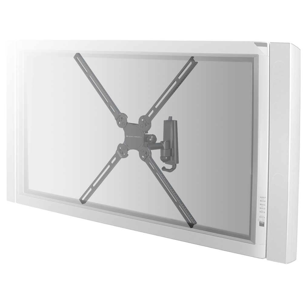 Level Mount FULL MOTION  MOUNT FITS UP TO 40" TV'S AND 100 LBS.