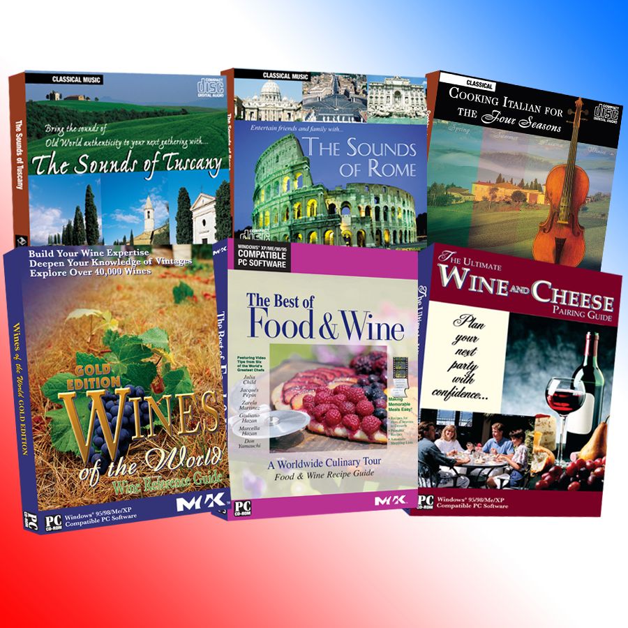 PC Treasures Music and Cooking 3 Music Cds / 3 PC Software at Sears.com