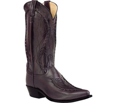 Men's Buckstitched Handlaced 13 - Black Cherry