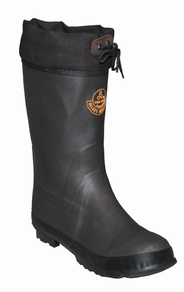 Pro Line Mens Chocolate Brown Rubber Pac Boot