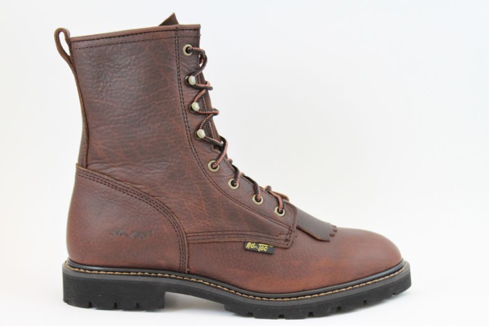 AdTec Men's 9" Western Lacer Boots Tumble Brown at Kmart.com