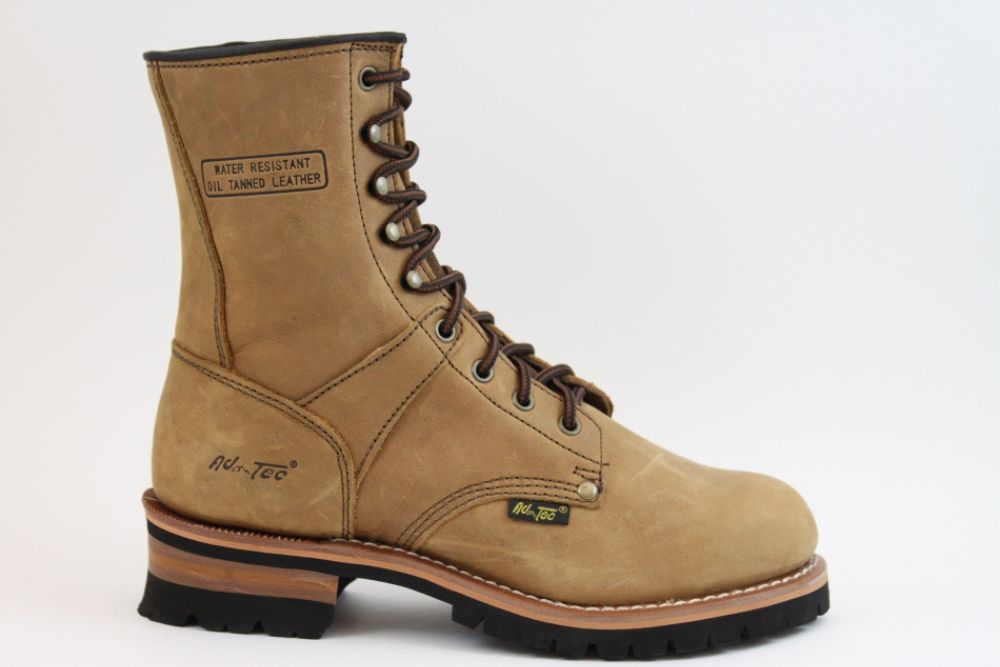 AdTec Men's 9" Logger Boots Crazy Horse at Kmart.com