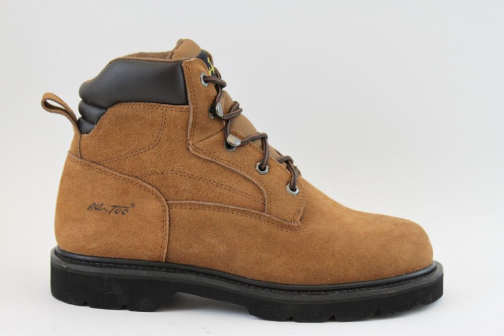 Men's 6" Work Boots Suede Brown